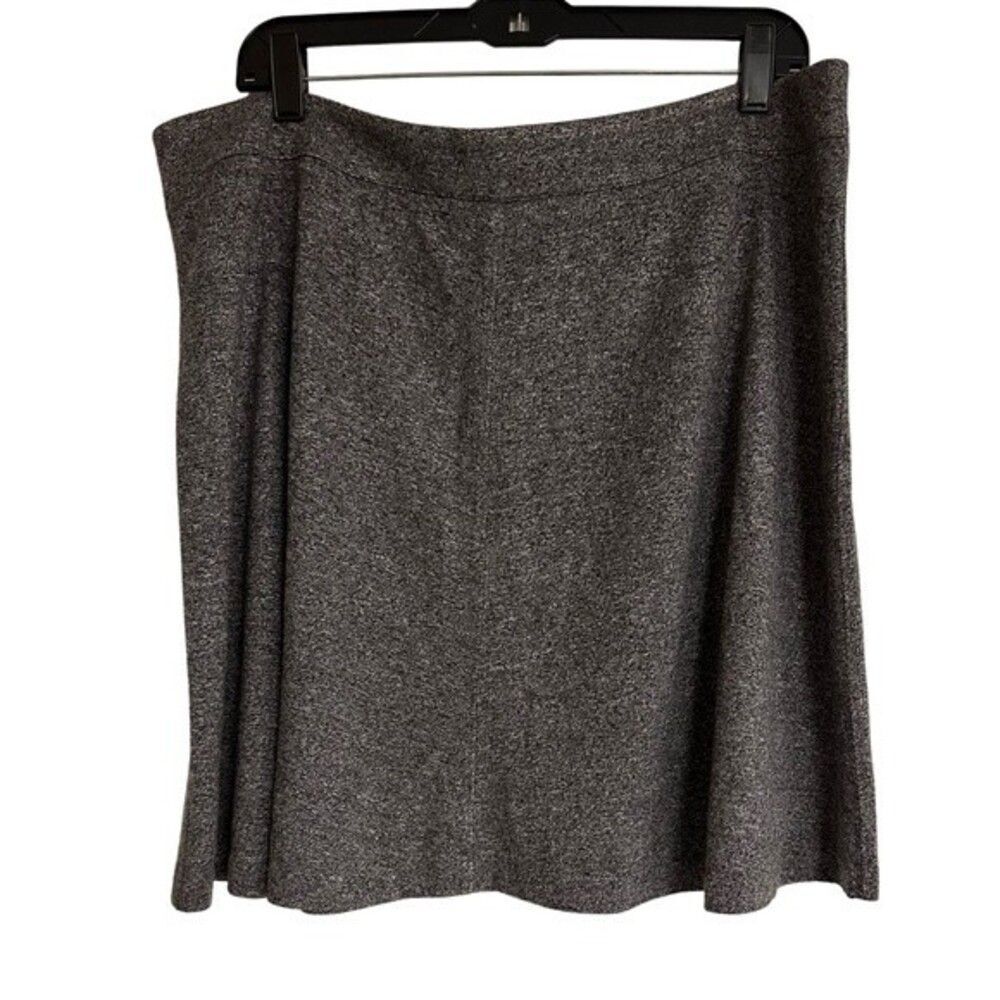 Loft Gray Skater Skirt Size XL NWT